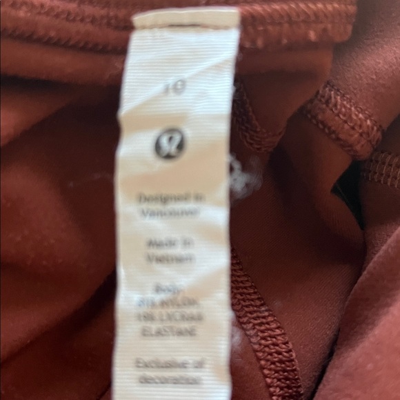 Lululemon Groove Super-High Rise Crop 23” Ancient Copper Nulu Fabric - Picture 6 of 7